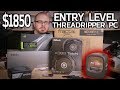 Building the $1850 "Entry Level" Threadripper PC! 1900X + 1070 Ti
