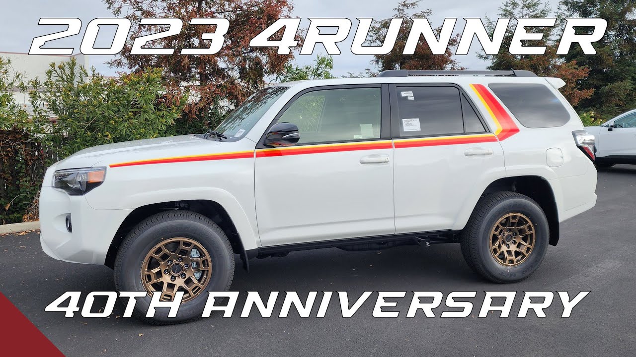 2023 Toyota 4runner 40th Anniversary Edition