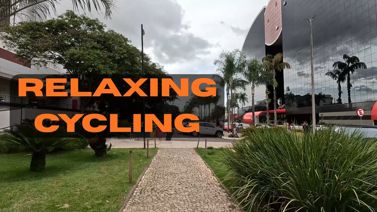 Relaxing Bike Ride in Brasília 🚴 | Peaceful Saturday Afternoon Cycling