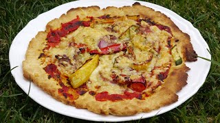 Юлия Высоцкая — Быстрая пицца с перцем, цукини и красным луком