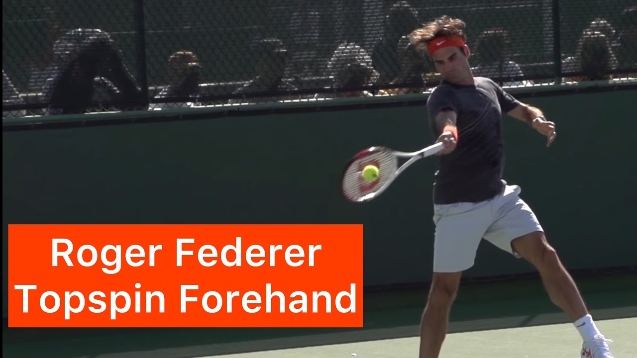 Roger Federer Topspin Forehand | “Proper Leg Drive” - YouTube