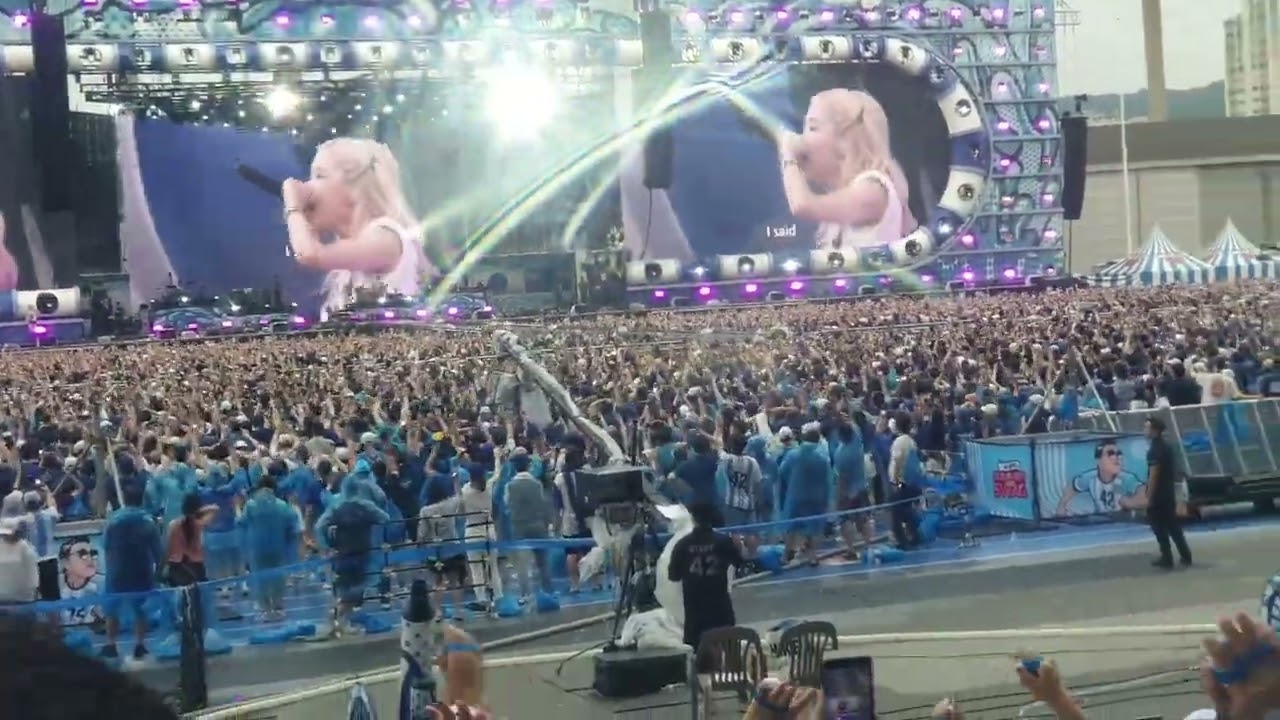 2025년 싸이콘서트 게스트 블랙핑크 로제