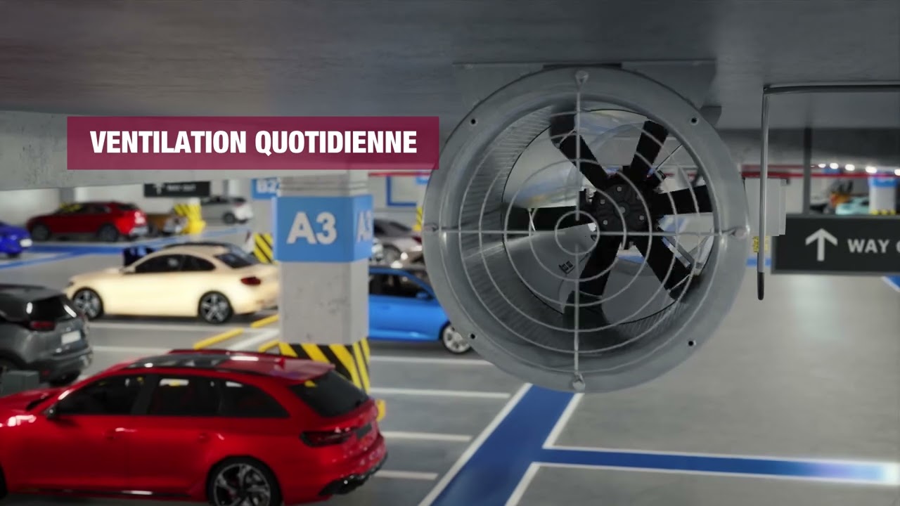 Système de Ventilation des Tunnels et des Parkings ATC