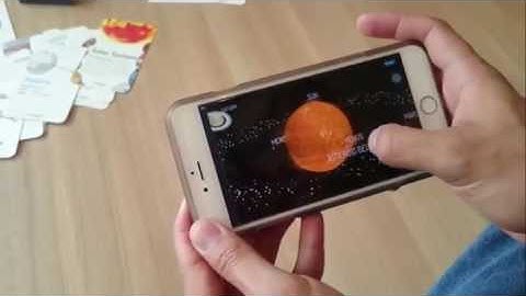 Space 4D Augmented Reality Flash Cards