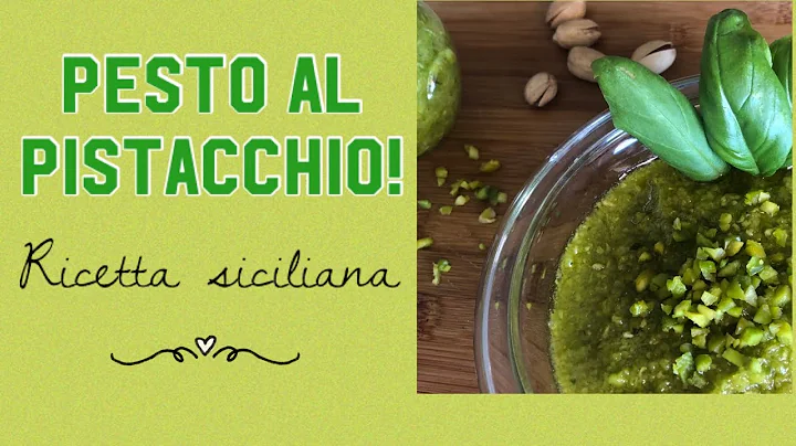 Pesto al pistacchio - siciliano - italian food