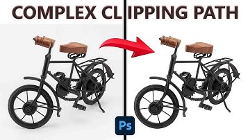 Complex Clipping Path Tutorial | Bicycle Clipping Path Tutorial | Photo Editing with Pen Tool