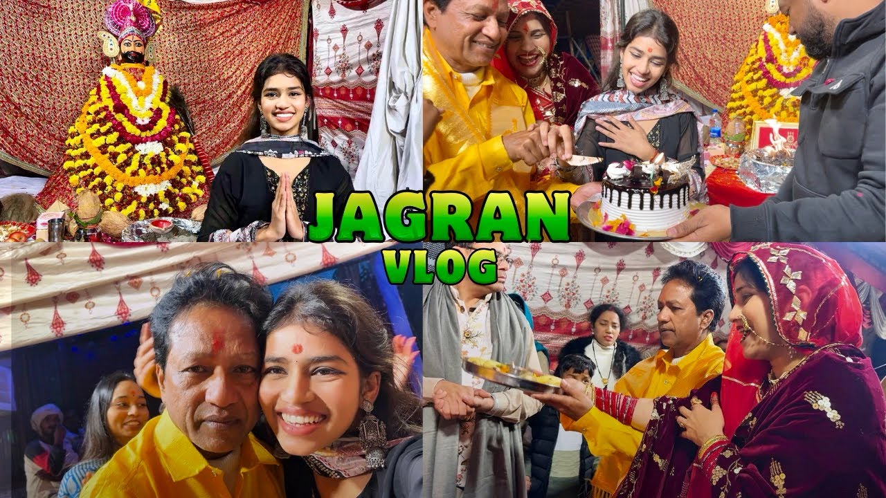 New Year ki shuruaat Shyam Ji ke naam 🙏Shyam Ji ka bhavya Jagran | New Year Special Vlog ✨ 