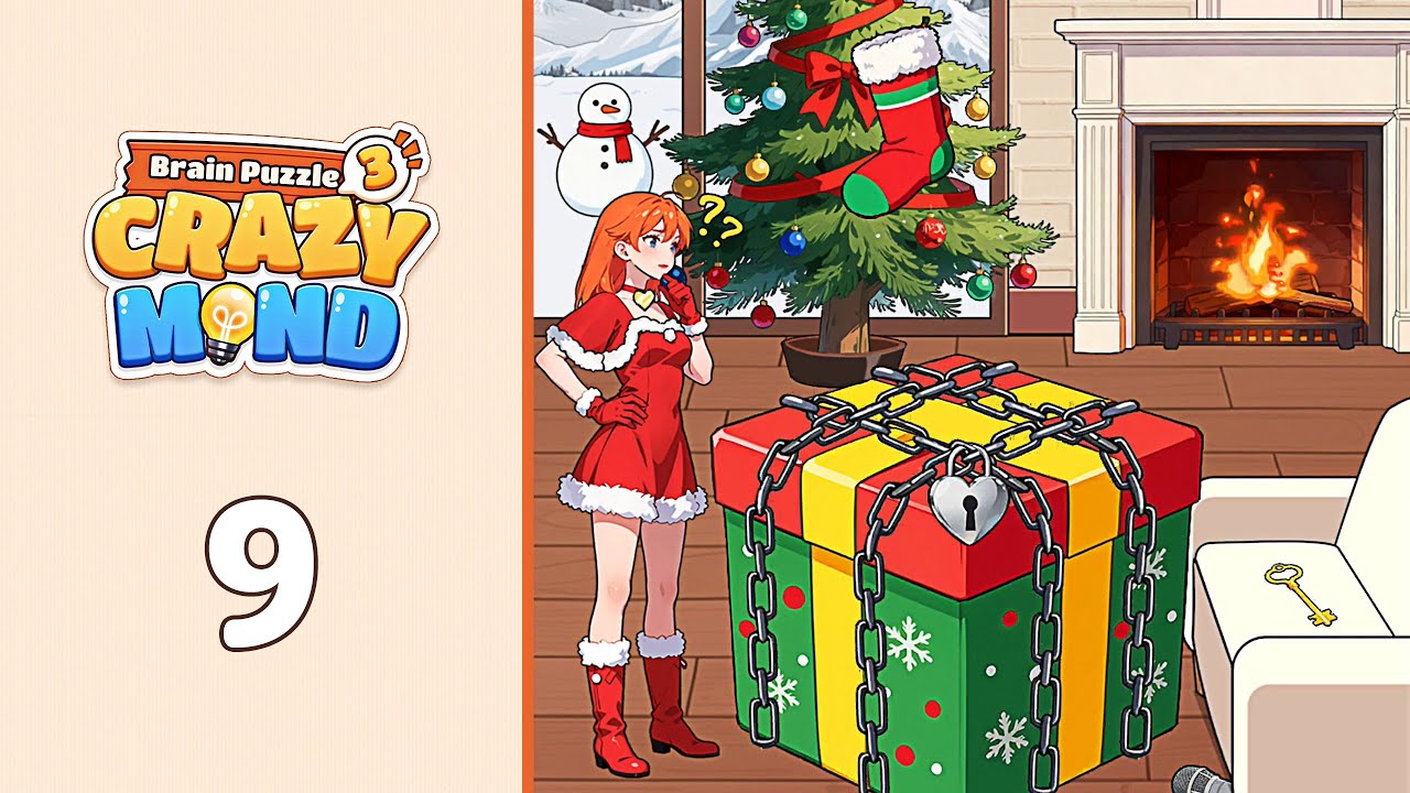 Brain Puzzle 3: Crazy Mind Level 9 Open Gifts | Complete