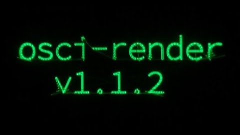 Rendering audio on an oscilloscope using osci-render