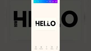 Canva Typography Trick | Text Design Using Canva #canvatutorial #canvahacks #trending #shorts