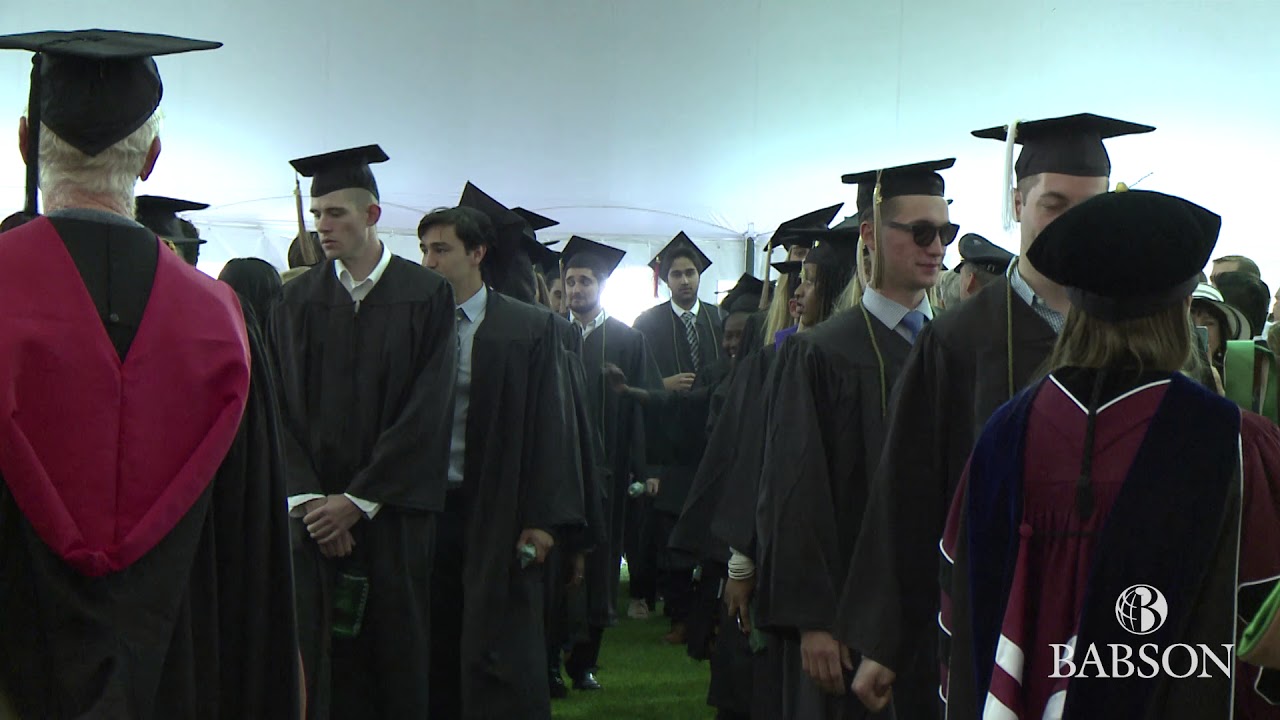 Babson College's 2018 Undergraduate Commencement Ceremony YouTube