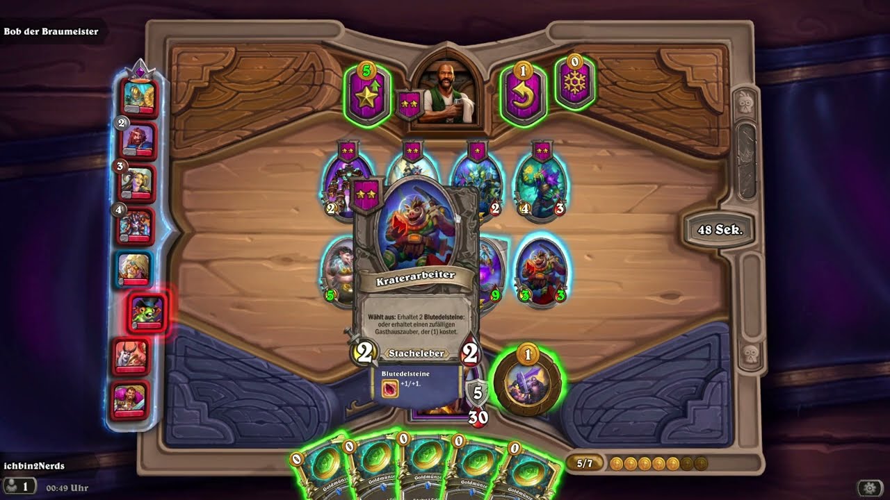 Hearthstone - Verderbter Myrmidone + Blutedelsteine = Sieg