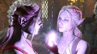 Baldur's Gate 3 - Drow Twins Foursome (Shadowheart Romance)