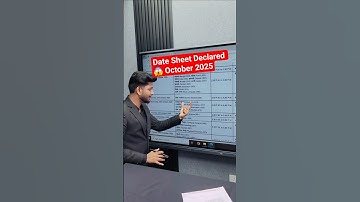 NIOS Theory Date Sheet Declared October 2025 😱