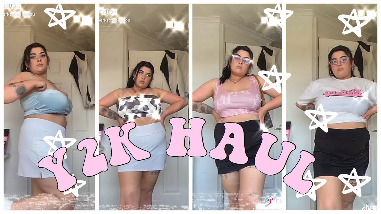 HUGE Y2K PLUS SIZE HAUL PRETTYLITTLETHING , MISSGUIDED , ISAWITFIRST