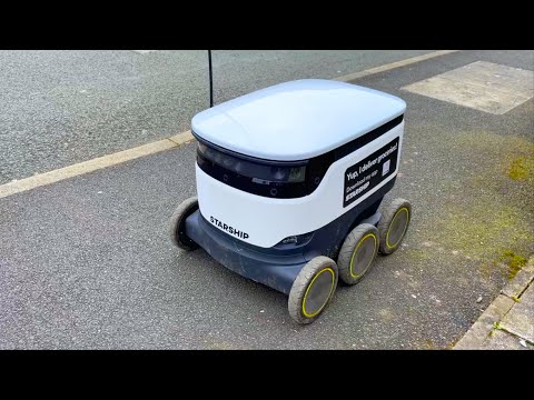 Starship Technologies Robot Delivery in Manchester