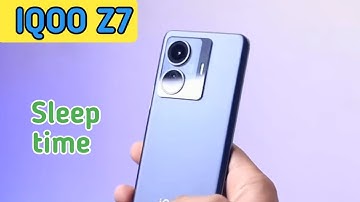 How To Change Sleep Time In Iqoo Z7, How To Change Lock Screen Time In Iqoo Z7,