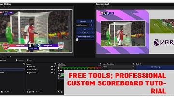 How to Create FREE-Custom Professional Football Scoreboard & VAR Overlays for OBS Livestreams