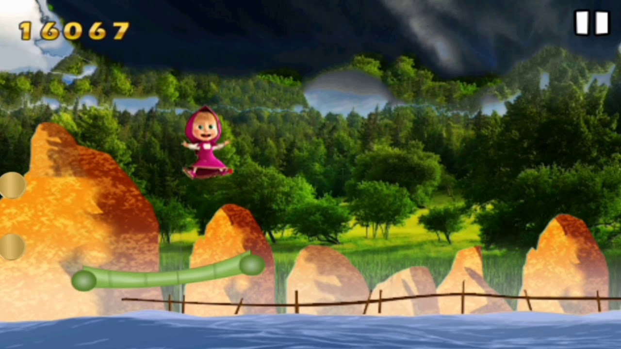 collect coins on masha water and the bear games YouTube