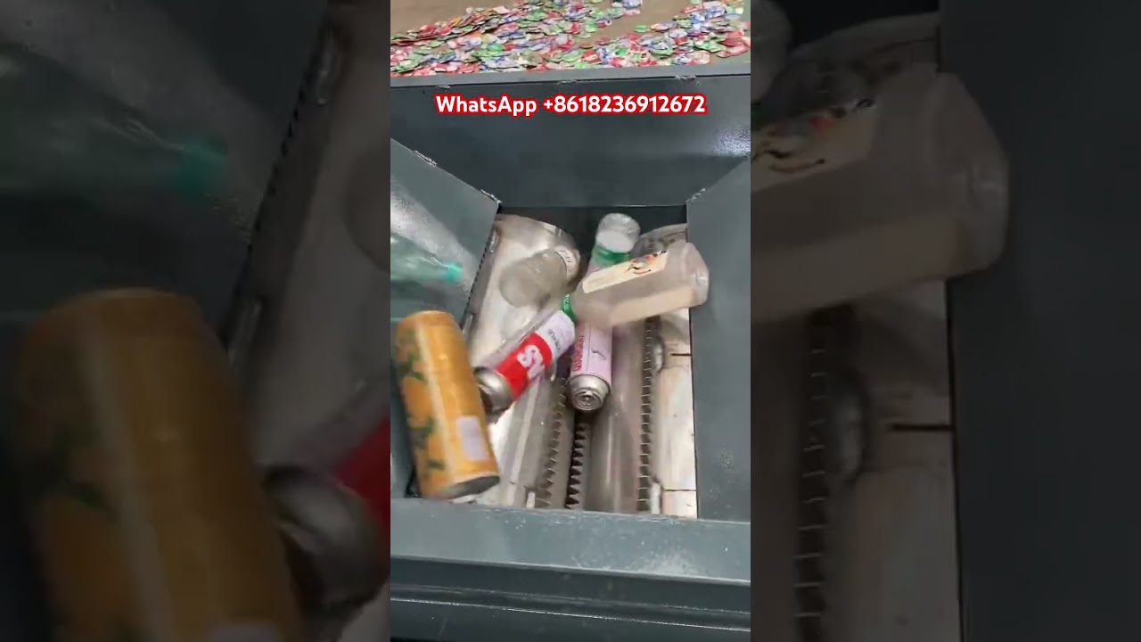 Can flattening machine test site