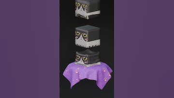 Cat Soft Body simulation in #b3d #blender #animation #simulation