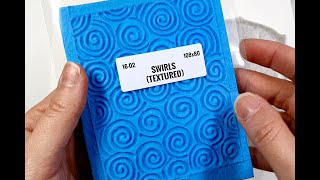 Part 1. How to use: The Swirls Handmade silicone texture sheet. Swirled Texture.