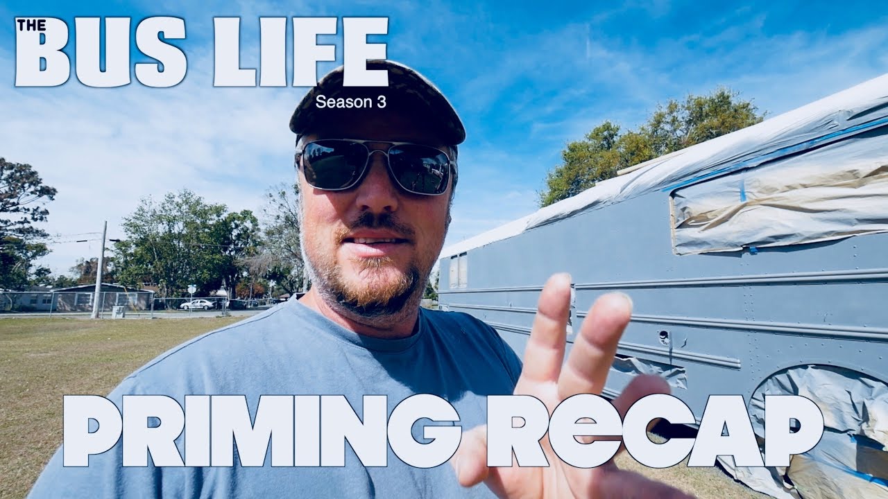 Sanding the Primer on our Bus Conversion | The Bus Life