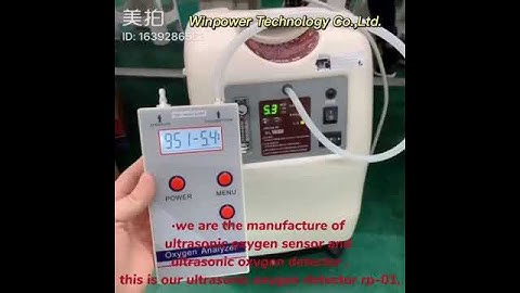 ultrasonic oxygen analyzer RP-01 used to detect  the oxygen concentrator