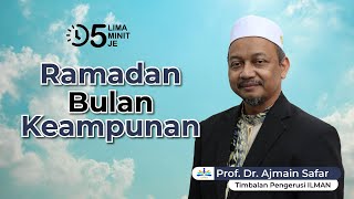 Tazkirah Ramadan Ringkas Ep. 58 | Ramadan Bulan Keampunan. 5 Minit Je