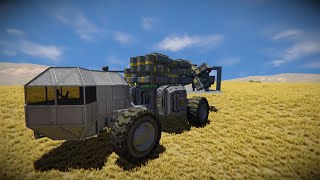 Space Engineers - Building a simple mobile drilling rig
