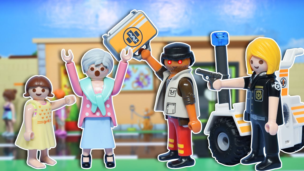 تيته اتخضت من ساندي و الحرامي سرق عربية الاسعاف - عائلة ساندي - قصص اطفال