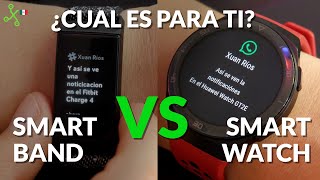 PULSERA INTELIGENTE O SMARTWATCH: ¿cuál es MEJOR para cada actividad? -  YouTube