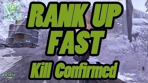 MW3: Rank Up FAST in Kill Confirmed