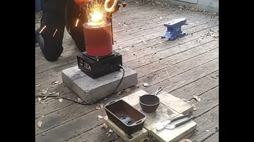 mini basic oxygen furnace operations from 2020 #basicoxygenfurnace #steelrecyling