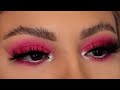 Pink Eye Makeup for Valentine&#39;s Day 2022