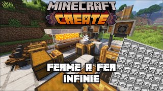 Minecraft Create [FR] - Ferme à fer infinie #10