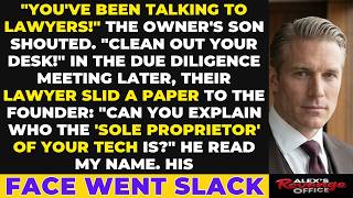Fired for Hiring a Lawyer I Revealed Their IP Theft and Ruined the Deal Corporate Revenge