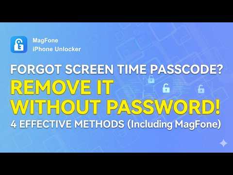 iOS 26 Vulnerability: Remove Screen Time Passcode Without Password