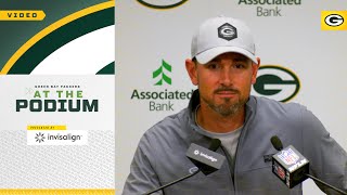 Matt LaFleur says he’s proud of the guys that stepped up