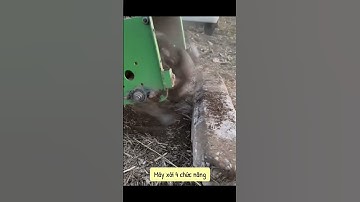 Máy cắt cỏ trục băm máy cày xới đất máy vun luống máy đào rãnh ngô #automobile #music #farming