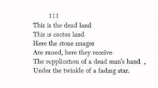 Poetry The Hollow Men by TS Eliot