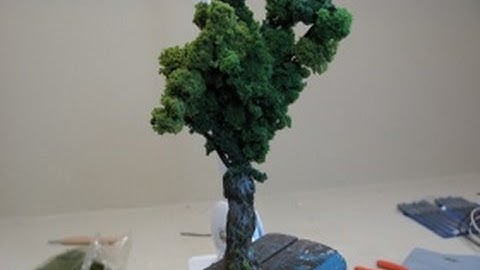 How to Make Realistic Miniature Trees - Intermediate