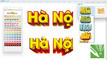 Chia sẻ macro hiệu ứng chữ 3D cho CorelDRAW - Macros text 3d corel