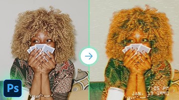 How to Make a VHS Glitch Effect in Photoshop