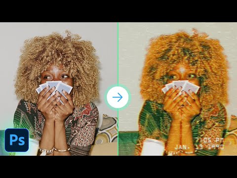 How to Make a VHS Glitch Effect in Photoshop