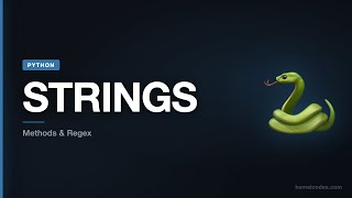 Python Tutorial #07: Python Strings — Methods, Formatting & Regex Basics