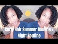 Fine Curly Hair Routine for Summertime