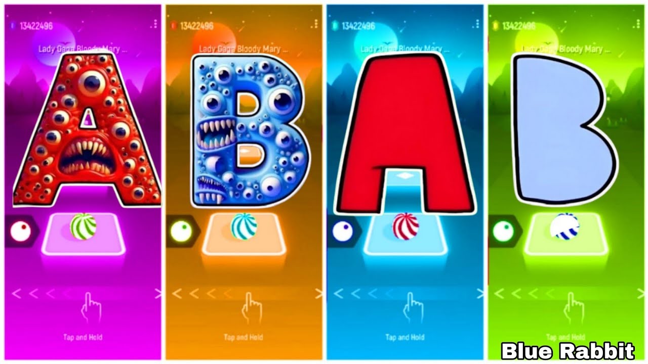 Monster Alphabet Lore - A 🆚 B 🆚 Without Face Alphabet Lore - A 🆚 B. 🎶 Who Is Best?🎵 Tell We? 😍