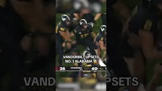 The final seconds of Vanderbilt’s win (+1000) vs. Alabama 🎉