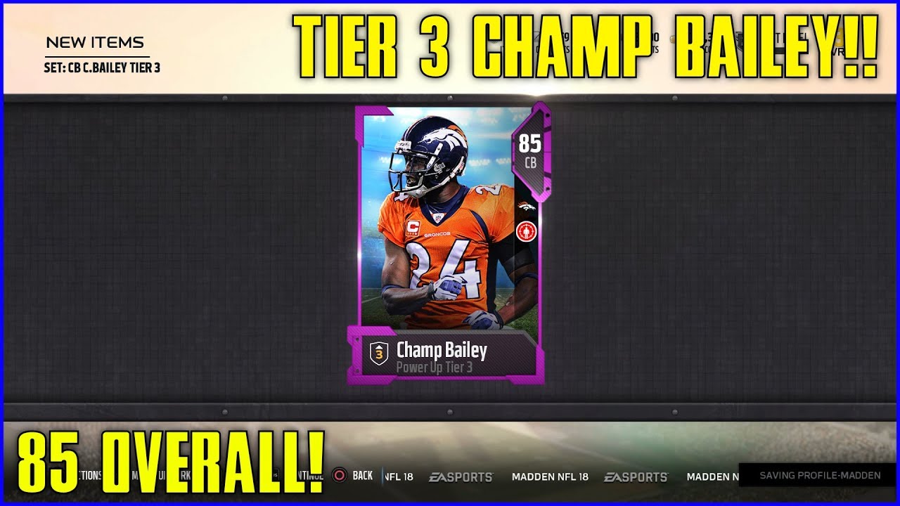 UPGRADING POWER UP CHAMP BAILEY! [POWER UP TIER 3 85 OVERALL!] One